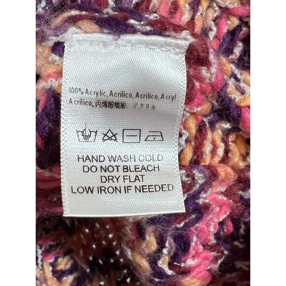 Sadie & Sage Tutti Frutti Cropped Knit Sweater, Women's Size XS - Picture 8 of 8